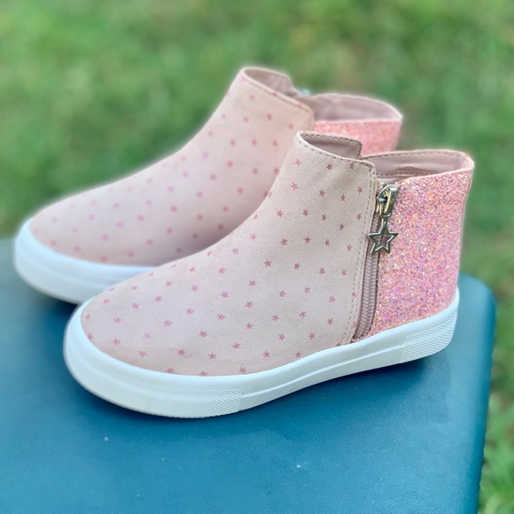 Wonder Nation Polka-Dot Toddler Girls Sneaker New - Picture 6 of 9